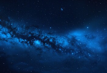 Obraz premium Cosmic Display: Stars, Nebulae, and the Beauty of the Night