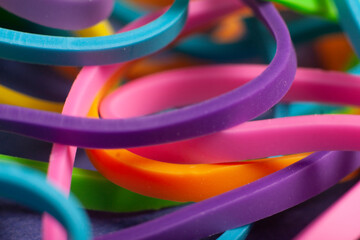 colorful elastics