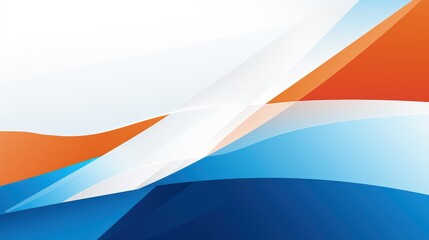 modern orange and blue abstract design