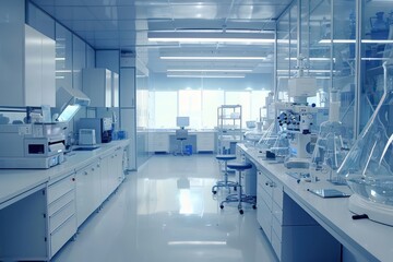 a scientific lab with scientists