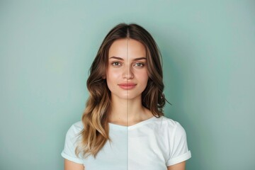 Fototapeta premium Mature age management and skincare solutions evolve with aging perceptions, health strategies, and lifestyle diversity.