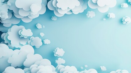 cloud data website background, light blue, use of bright colors