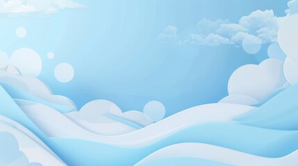 cloud data website background, light blue, use of bright colors