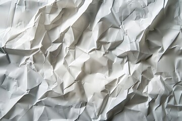A piece of paper with a lot of wrinkles and creases