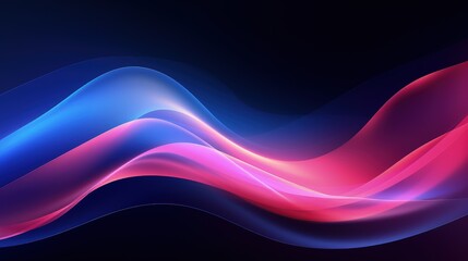 serene multicolor wave swirls background