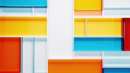 sleek modern color panels background