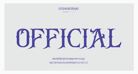 Vintage retro alphabet letters font and number. typography elegant luxury classic lettering serif decorative fonts wedding concept. vector illustration
