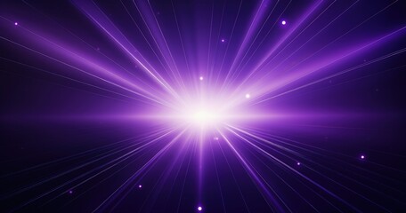 majestic purple light rays background