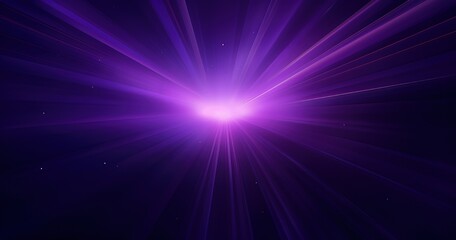 deep purple glowing rays abstract background