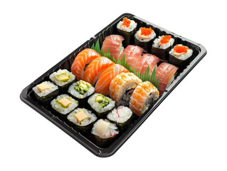 Asian food sushi isolated