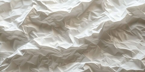 Obraz premium Paper exhibiting numerous folds and creases. Textured and tactile surface with a worn charm