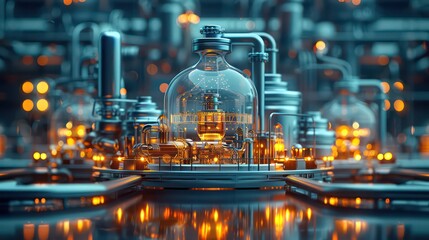 technological fill, glass material, scientific research vessels