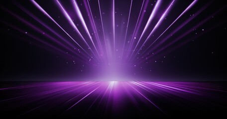 purple lights and waves abstract art