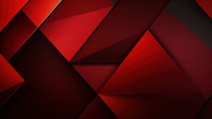 elegant red geometric shadows and highlights