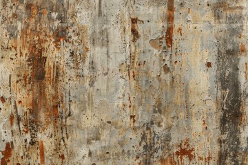 Fototapeta premium Wall adorned with paint splatters and cracks. Artistic and weathered urban surface