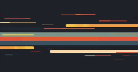 modern vector illustration with colorful stripes