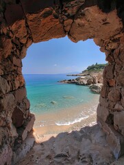 Fototapeta premium sea summer beach background