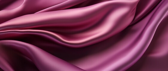 Fototapeta premium Soft silk satin fabric flowing gracefully, perfect for high-end fashion and textile themes,