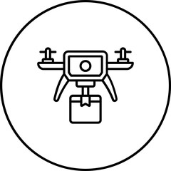 Drone Delivery Icon