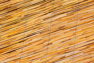 Bamboo wall background. Bamboo fence in Thailand