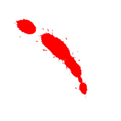 paint  splash. Colorful paint splash. Isolated design element on the transparent background. Ink drops and splashes. Blotter spots, liquid paint drip drop splash and ink splatter. vector Illustration