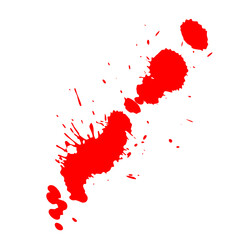 paint  splash. Colorful paint splash. Isolated design element on the transparent background. Ink drops and splashes. Blotter spots, liquid paint drip drop splash and ink splatter. vector Illustration