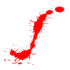 Ink drops and splashes. Blotter spots, paint  splash, liquid paint drip drop splash and ink splatter. Artistic dirty grunge abstract spot. vector Illustration monochrome drip splash.