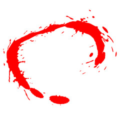 Ink drops and splashes. Blotter spots, paint  splash, liquid paint drip drop splash and ink splatter. Artistic dirty grunge abstract spot. vector Illustration monochrome drip splash.