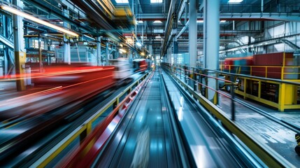 Obraz premium manufacturing or production processes of the company generative ai