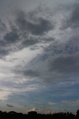Stormy rain clouds background