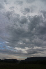 Stormy rain clouds background