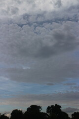 Stormy rain clouds background