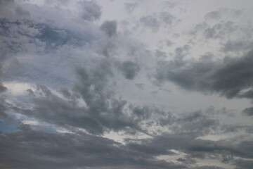 Fototapeta na wymiar Stormy rain clouds background