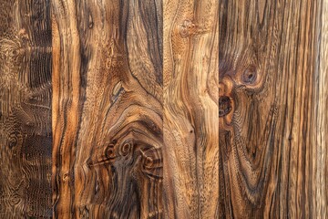 Naklejka premium Natural Beauty: Walnut Wood Decorative Surface & Furniture Design