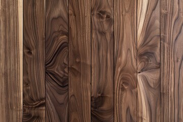 Horizontal Grain Walnut Wood: Luxurious Settings with Floor, Material, and Tile Distinction