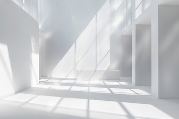 Gallery of Shadow: White Minimalist Design in Modern Luxury Interiors