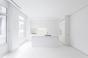 Minimalistic White Room: Space, Light, and Contemporary Architecture