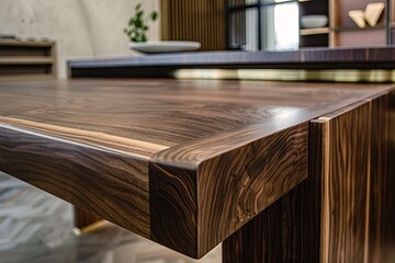 Deep Mahogany Walnut Wood: Elevating Sophisticated Interiors with Plywood, Furniture, and Ceramic Craftsmanship