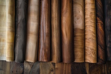 Rich Mahogany to Light Caramel Walnut Textures: A Textural Journey of Warmth and Luxury