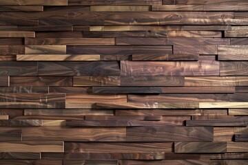 Texture-Rich Walnut Wood Panels: Dark Oak Background Exploration