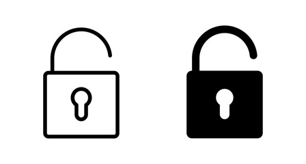 Lock icon vector isolated on white background. Encryption icon. Security symbol. Secure. Private