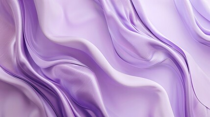Obraz premium Smooth purple satin with elegant undulating folds