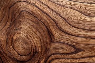 Fototapeta premium Detailed Walnut Wood Grain Patterns: Surface Nuances and Flooring Beauty