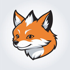 Obraz premium fox mascot logo