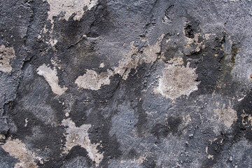 Concrete wall with water stains grunge texture