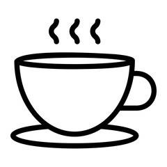 hot drink line icon