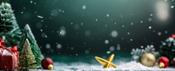 Naklejka premium Christmas holiday background