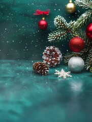 Naklejka premium Christmas holiday background