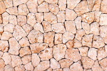 琉球石灰岩の壁