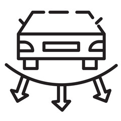 Help Parking Smart Line Icon